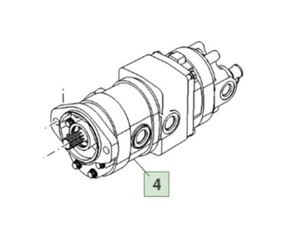 Ah212539 - Bomba Hidráulica tripla STS / John Deere